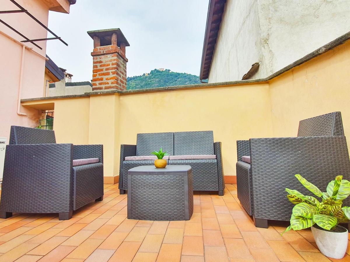 King Como Lake Center 9 Posti Letto- Grande Terrazza - 2 Bagni Privati Экстерьер фото